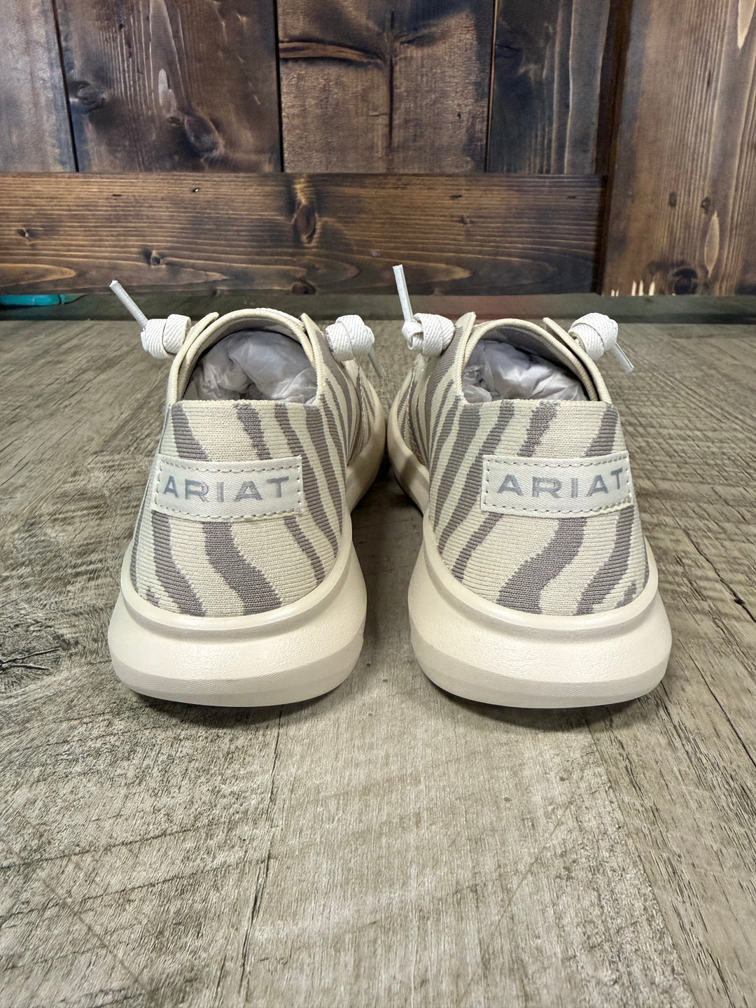Ariat Women's Hilo Khaki Tiger Knit Sneakers
