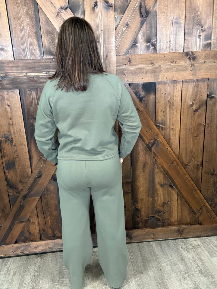 Zenana Fleece Raglan Sweat Set