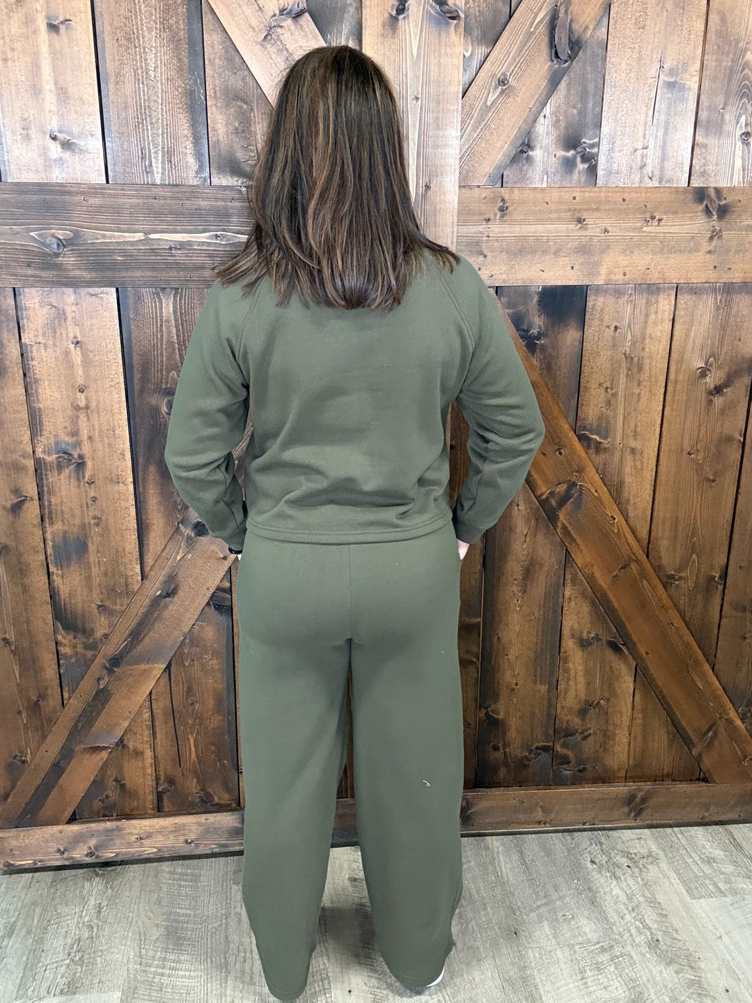 Zenana Fleece Raglan Sweat Set