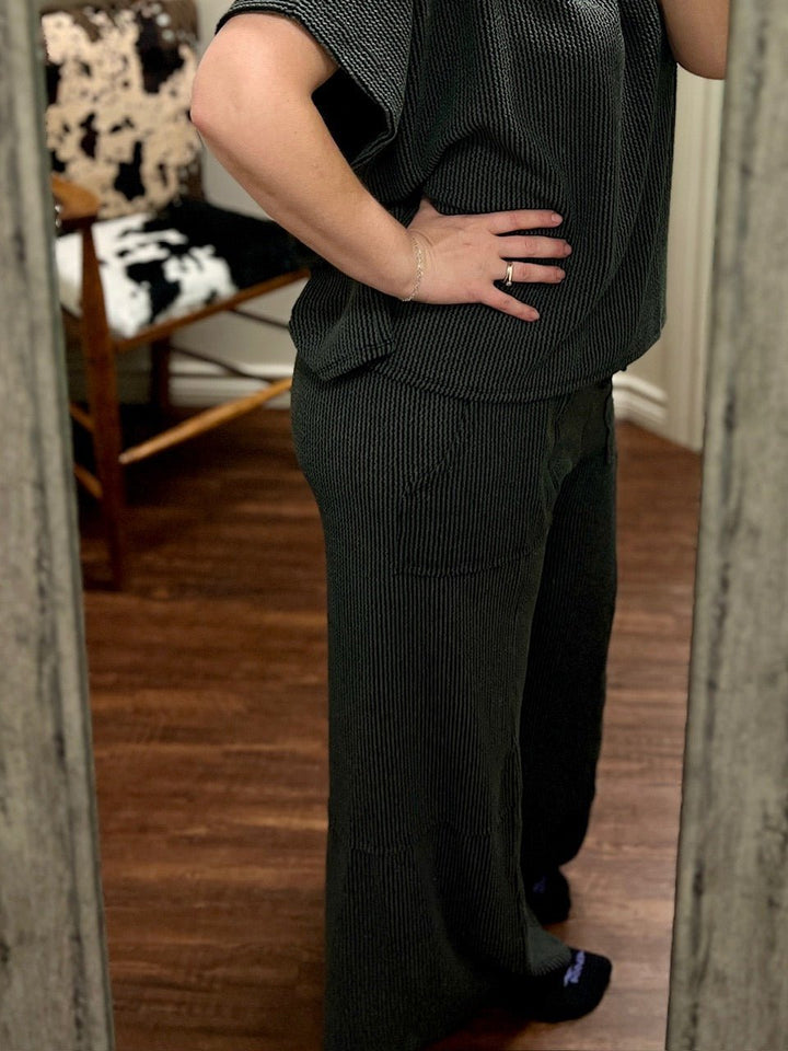 PLUS Charcoal Kick Back Lounger Pants | gussieduponline