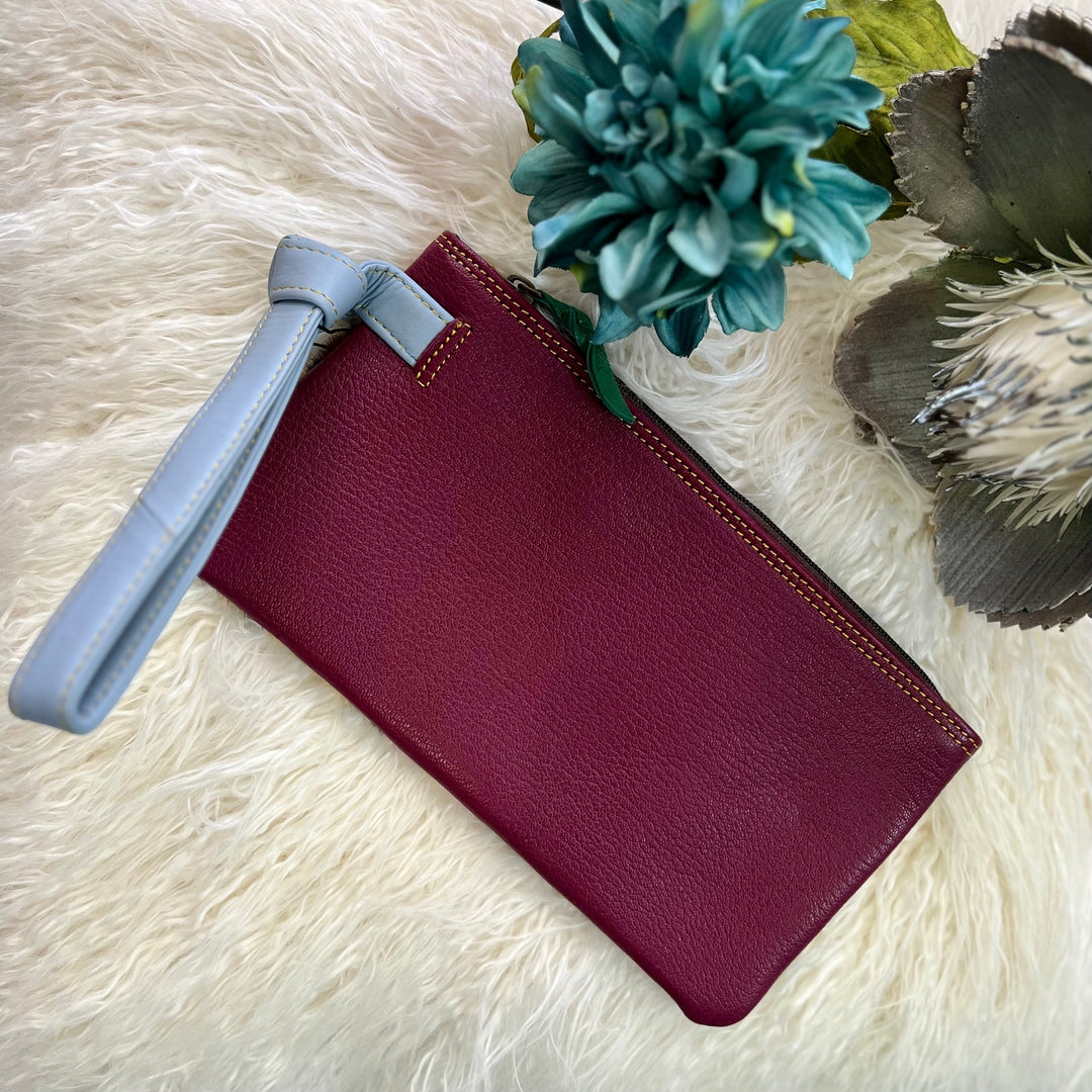 Lyla Leather Wristlet -3 Colors | gussieduponline