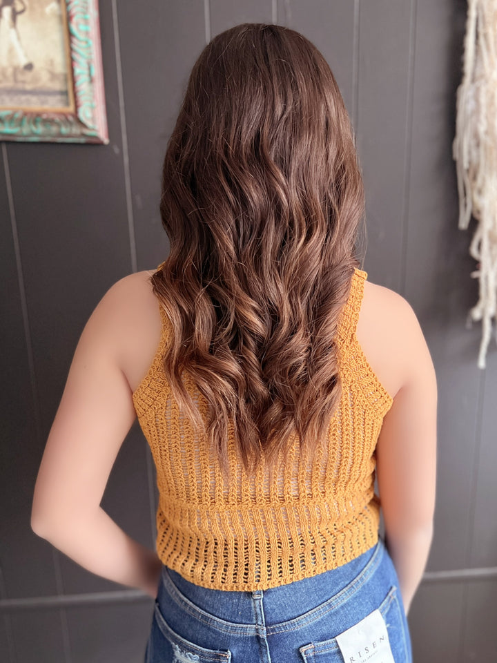 Crochet Tank Top- 2 Colors*