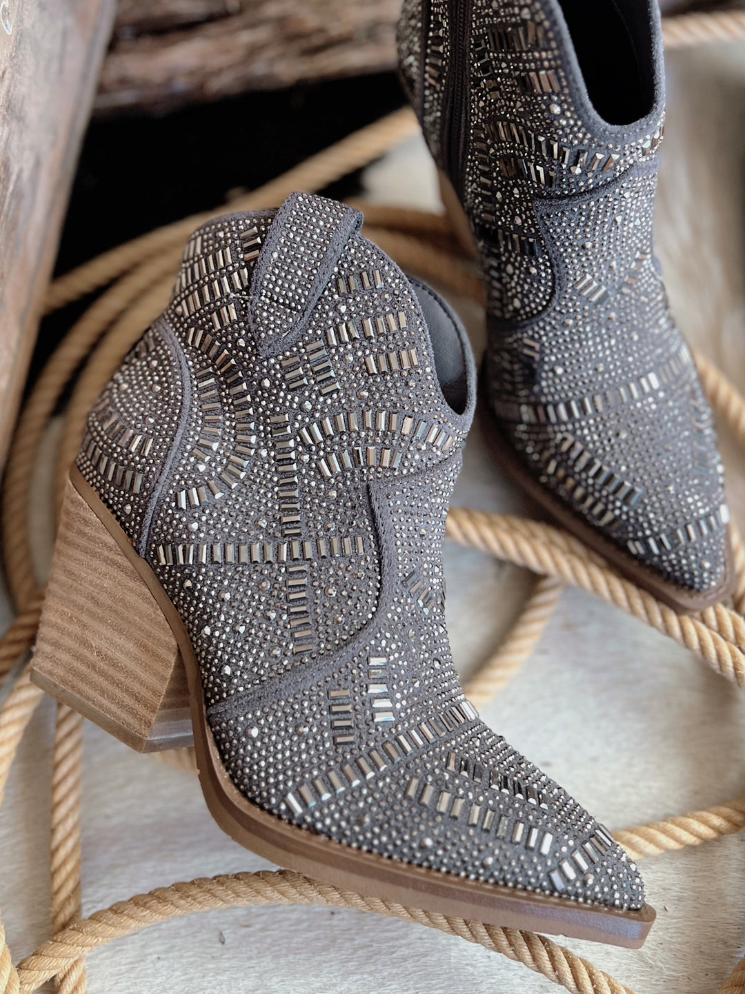 One Day Grey Maze of Life Boots | gussieduponline