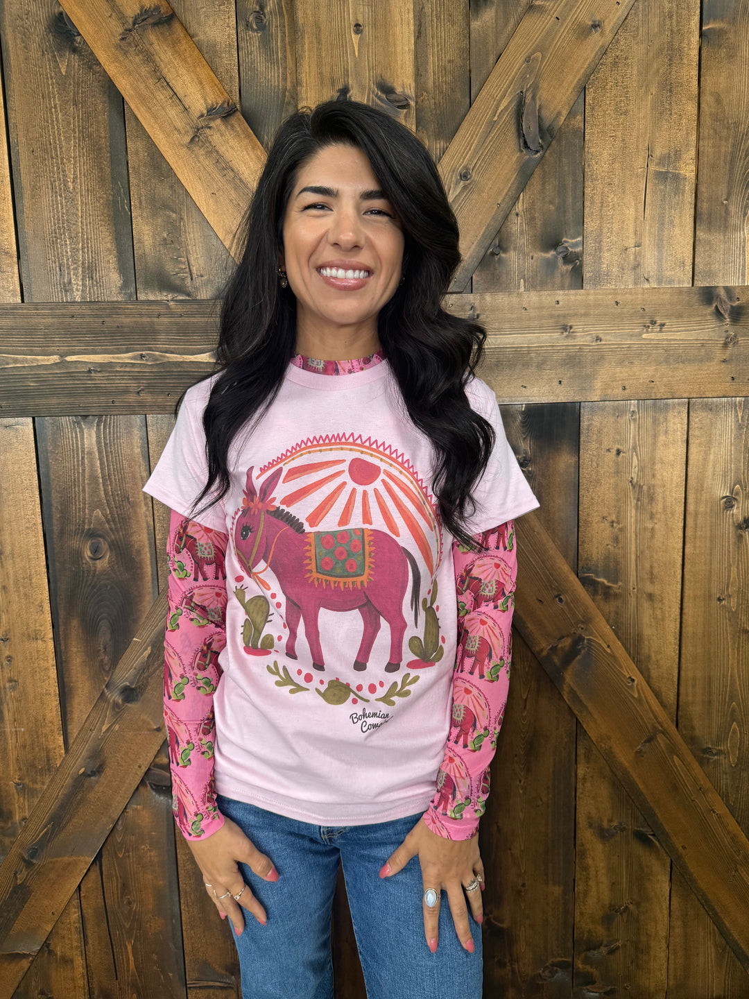 Donkey Sunshine Mesh Top