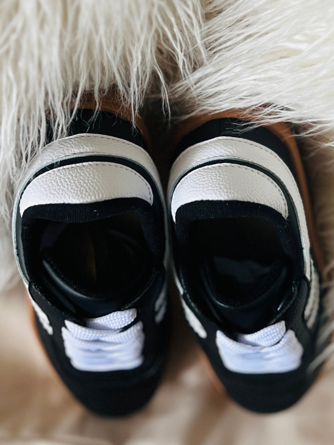 Blackened Ask Me Nicely Sneakers | gussieduponline