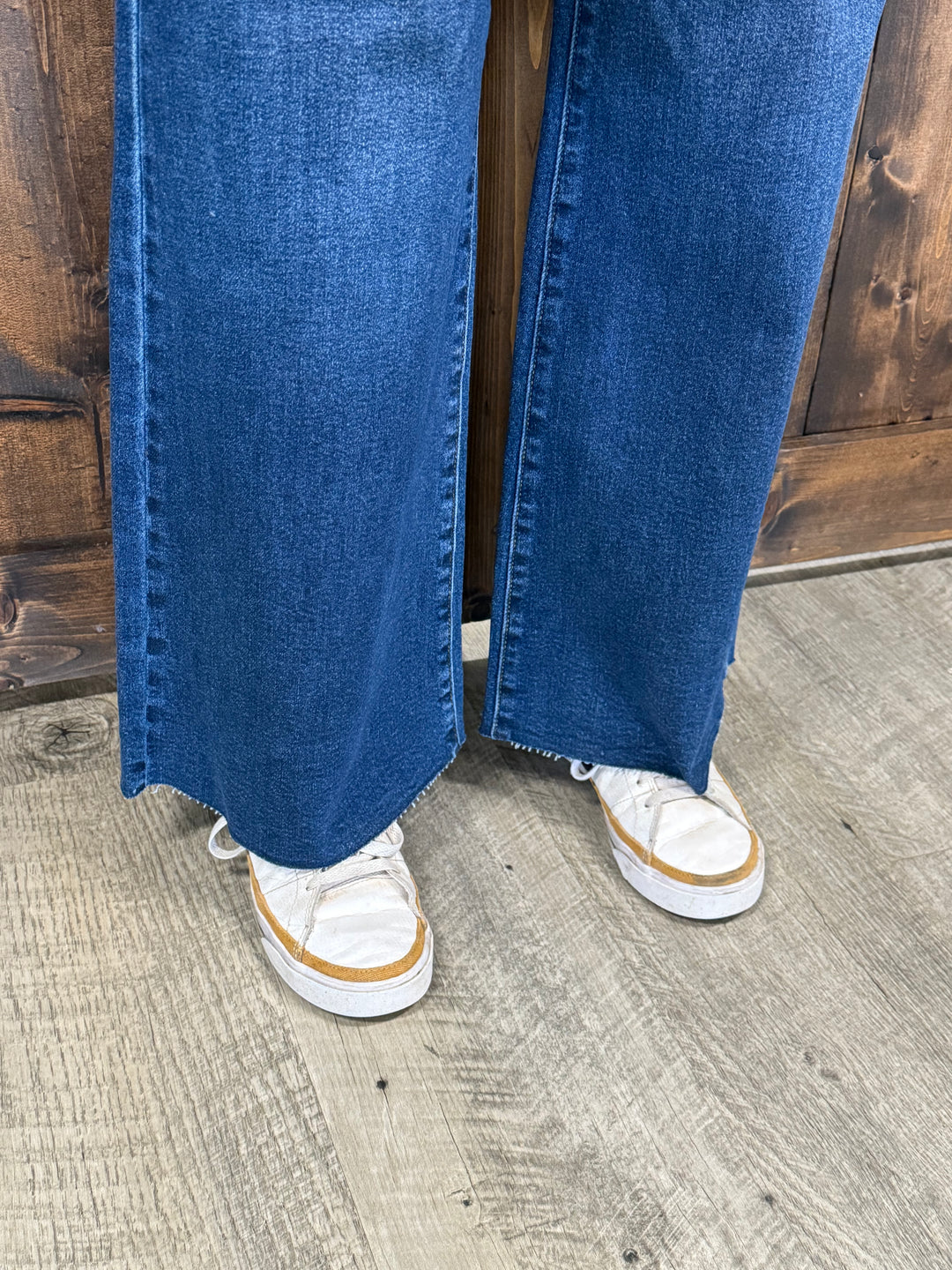 Judy Blue Petite High Waist Retro Wide Leg Jeans