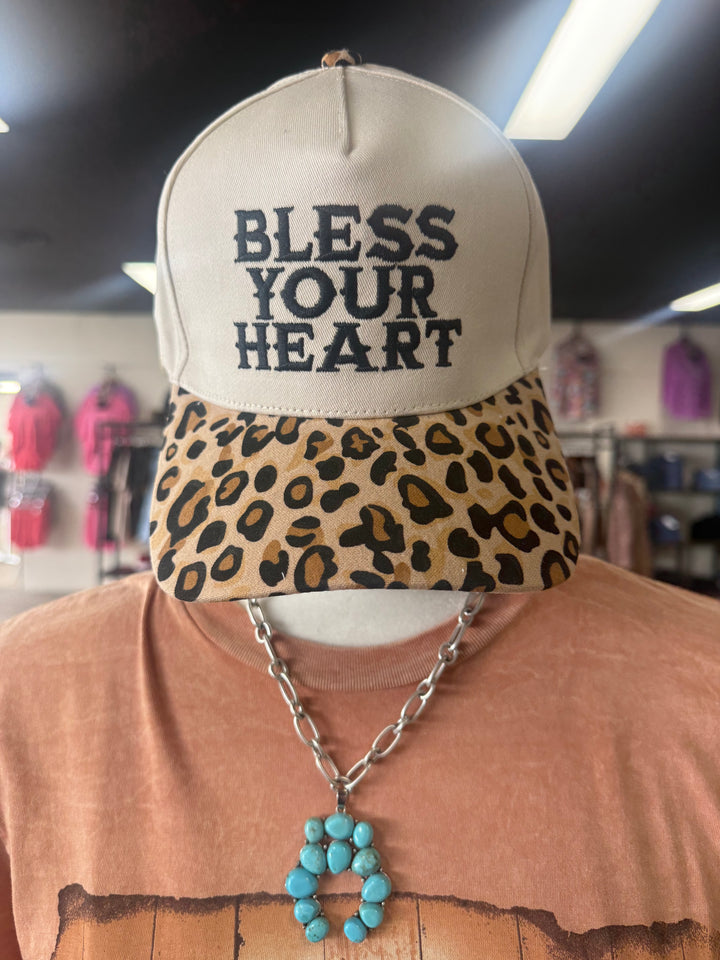 Bless Your Heart Two Tone Canvas Cap - 4 Colors