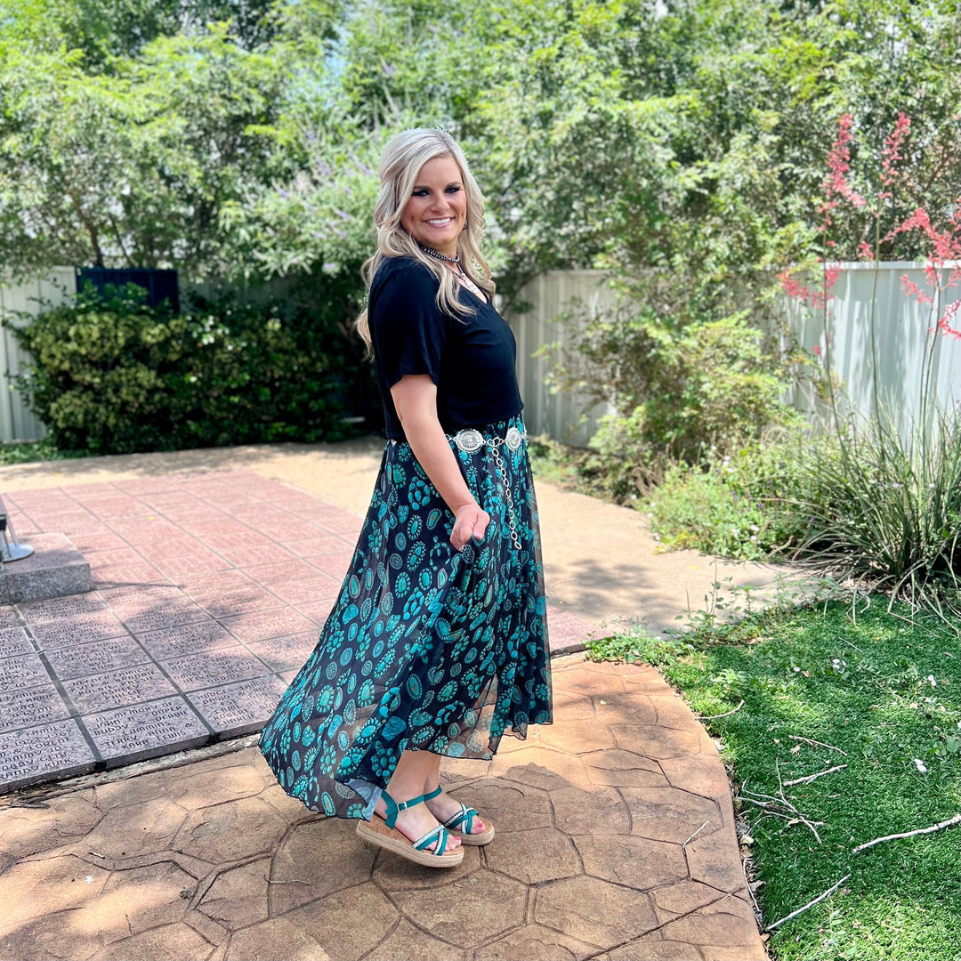 PLUS Concho Kreek Maxi Skirt | gussieduponline