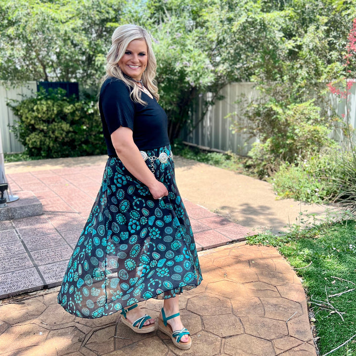 Concho Kreek Maxi Skirt | gussieduponline