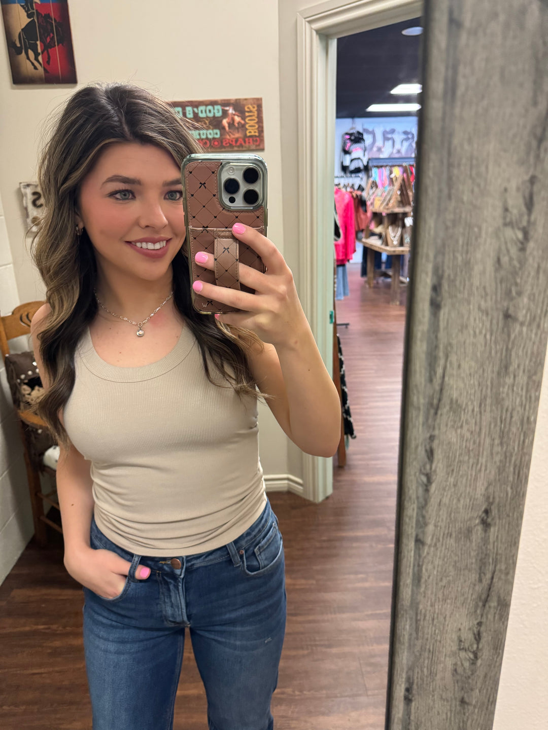 Zenana Ribbed Scoop Neck Tank Top