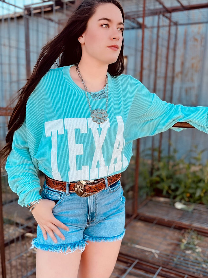 The Texas Graphic Sweatshirt (MULTIPLE COLORS) | gussieduponline