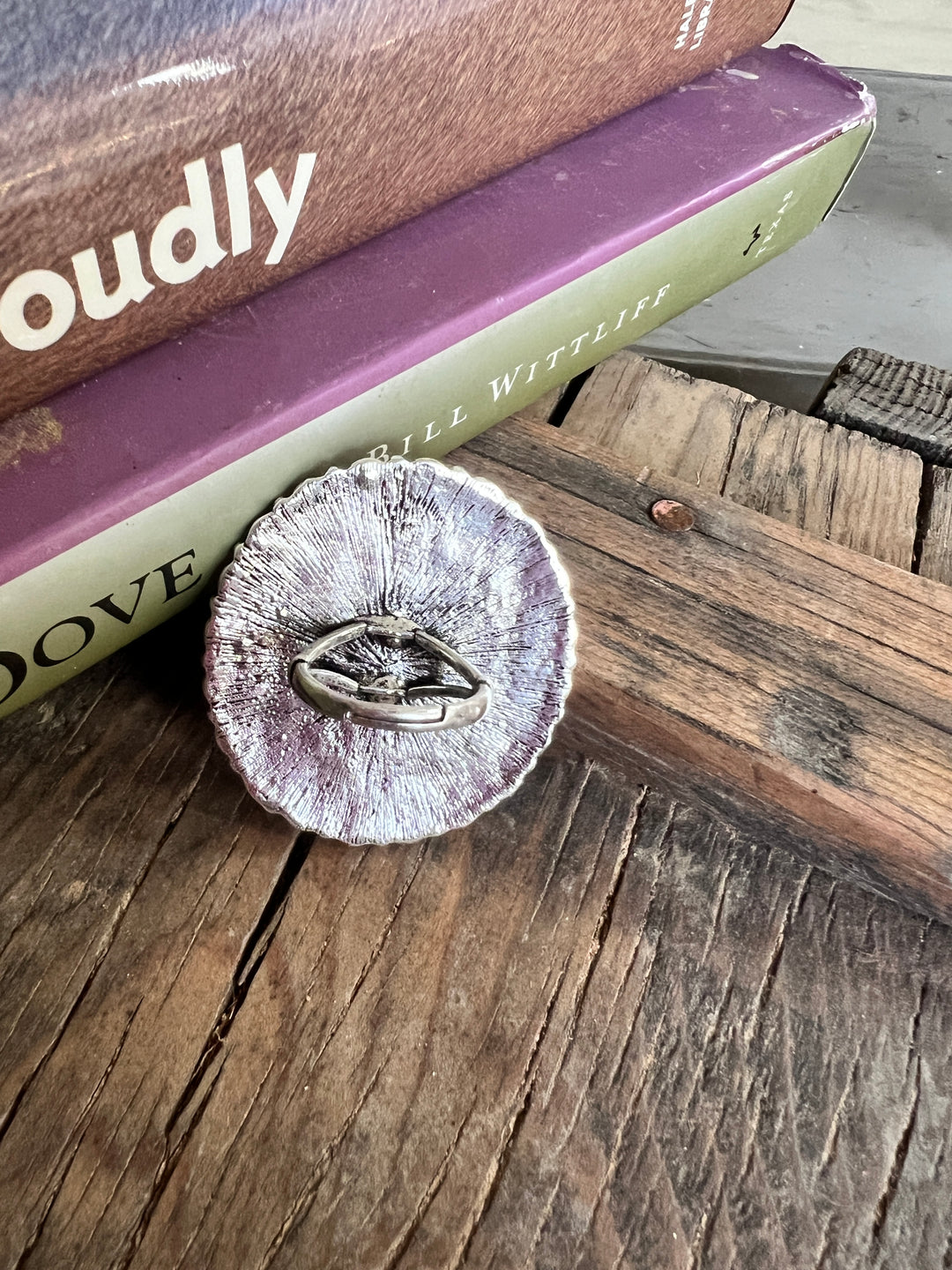 Adjustable Pink Cluster Ring