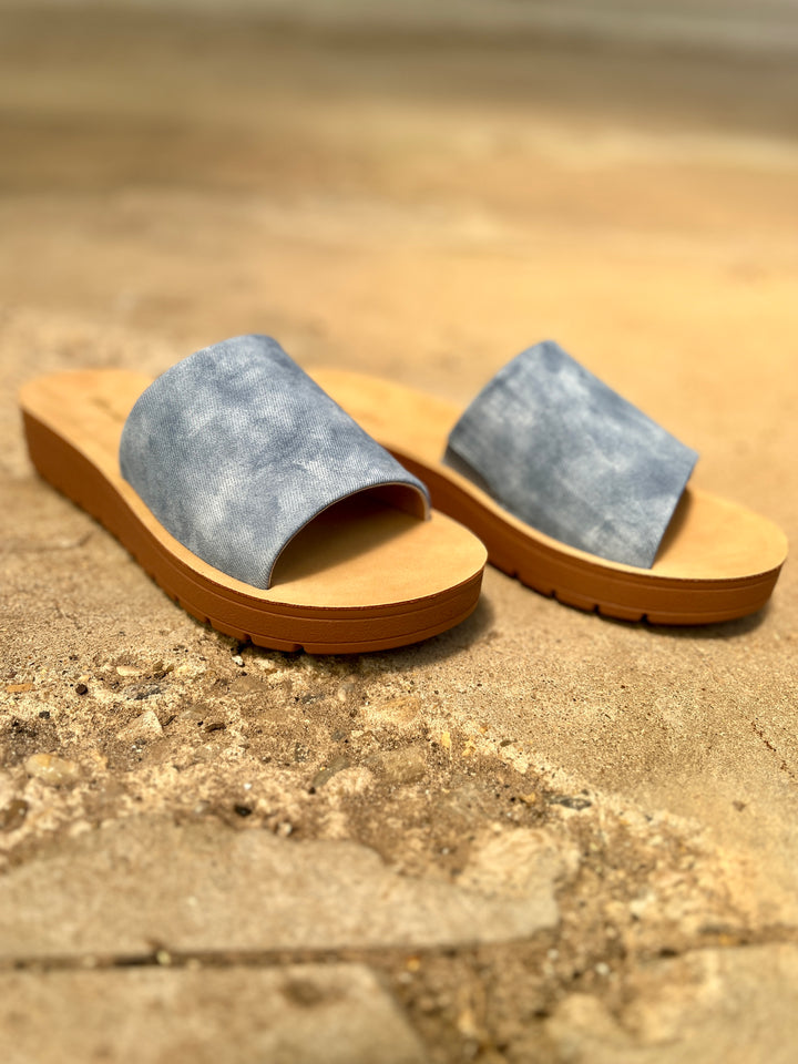 Vera Denim Slides I Gussied Up Online