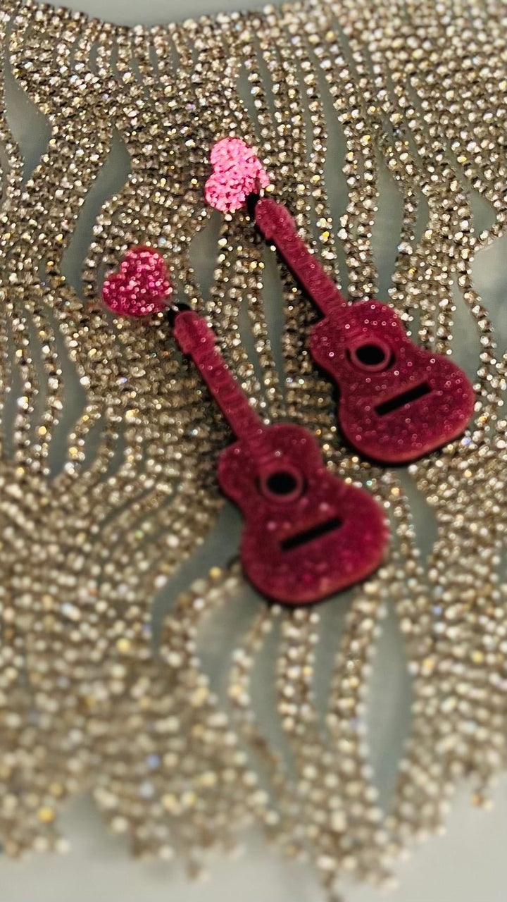 Let's Rock N Roll Girls Earrings | gussieduponline
