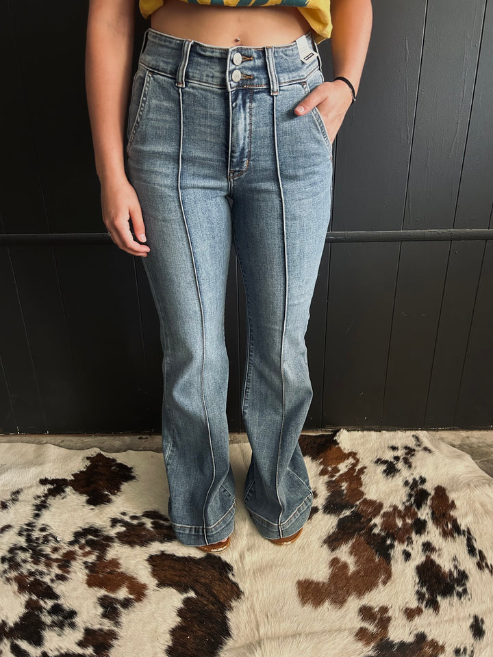 Judy Blue High Waisted Trouser Flare