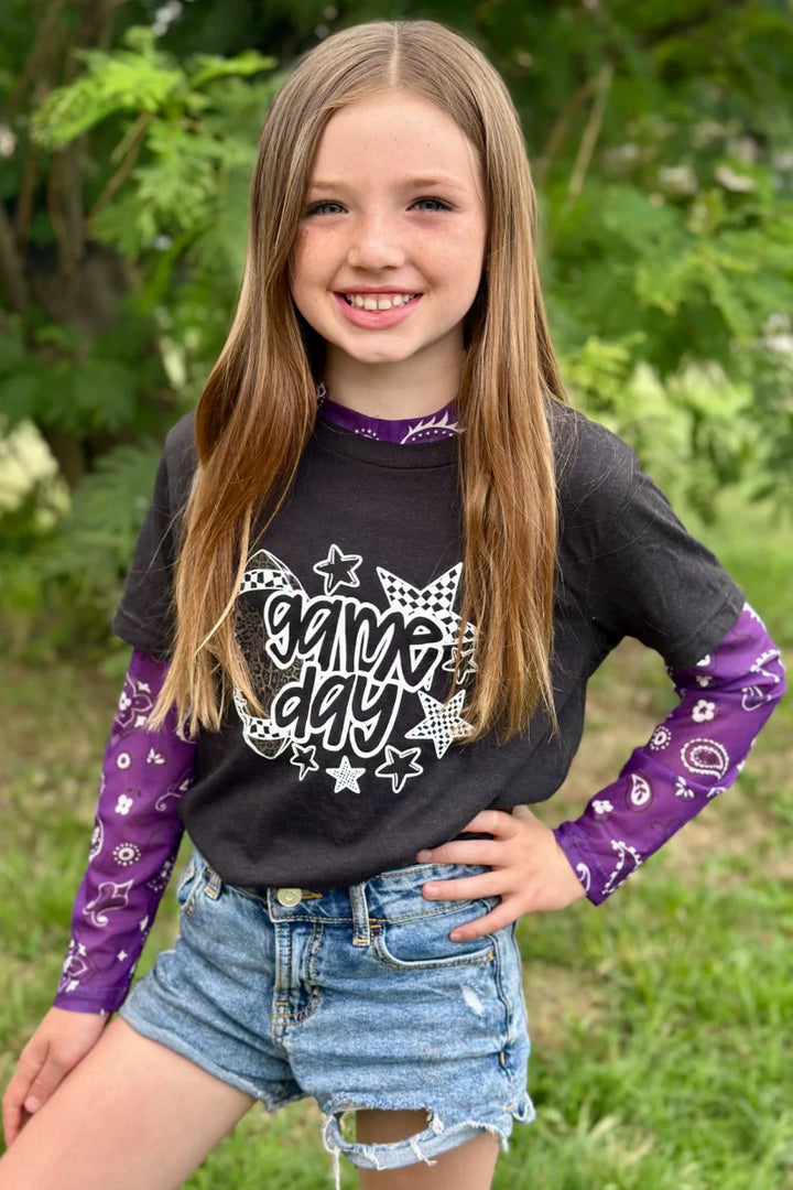 KIDS Sterling Kreek Bandana Babe Purple Mesh