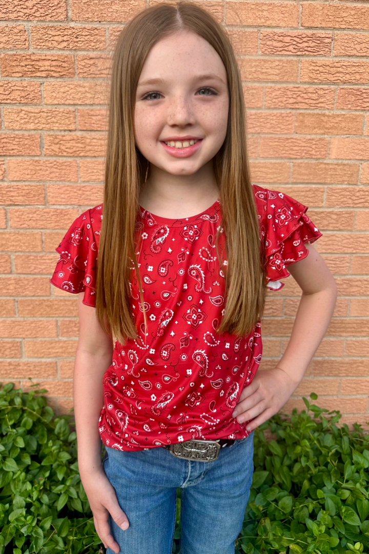 KIDS Sterling Kreek Bandana Babe Top