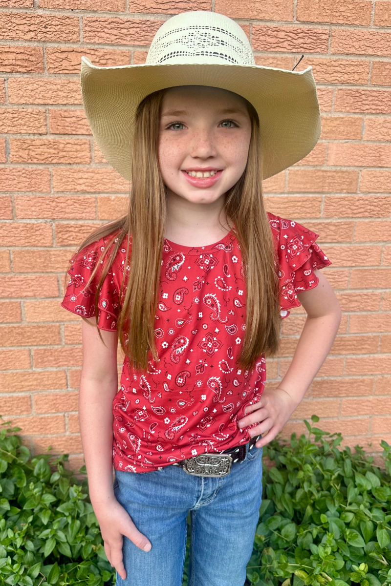 KIDS Sterling Kreek Bandana Babe Top