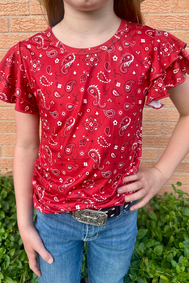 KIDS Sterling Kreek Bandana Babe Top