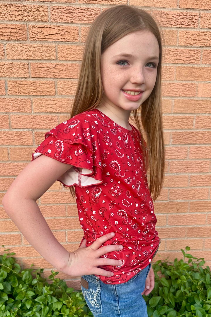 KIDS Sterling Kreek Bandana Babe Top