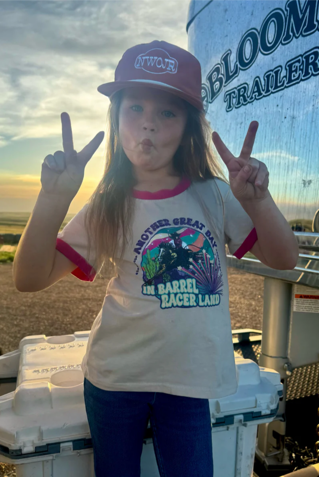 KIDS Sterling Kreek Barrel Racer Land Tee