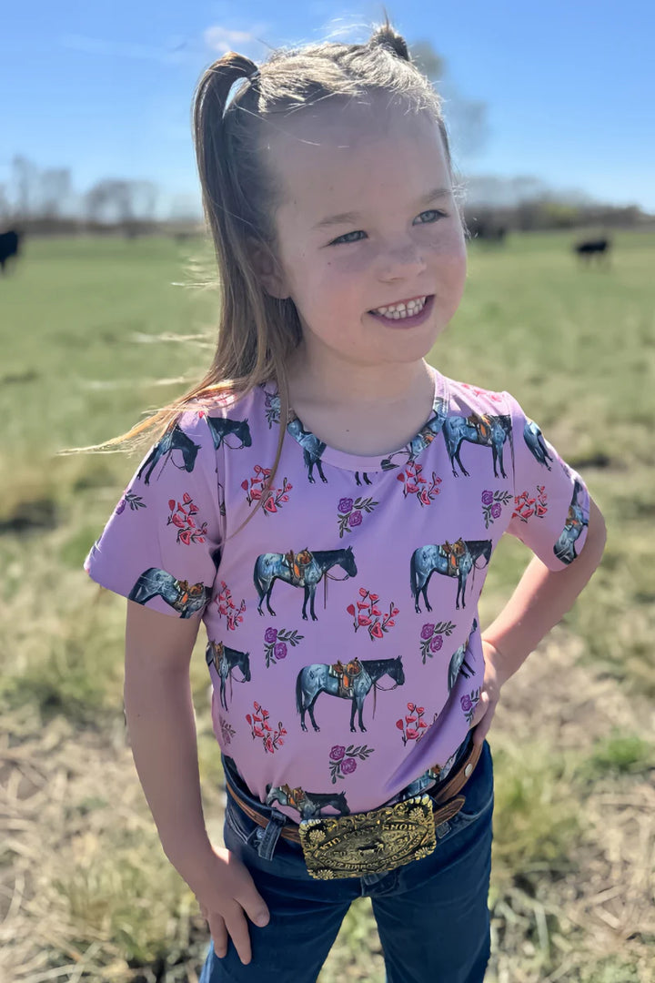KIDS Sterling Kreek Old Town Road Pink Top