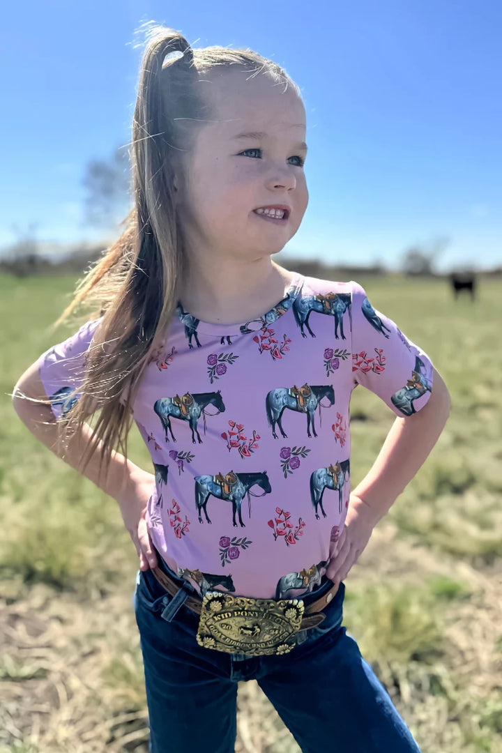 KIDS Sterling Kreek Old Town Road Pink Top