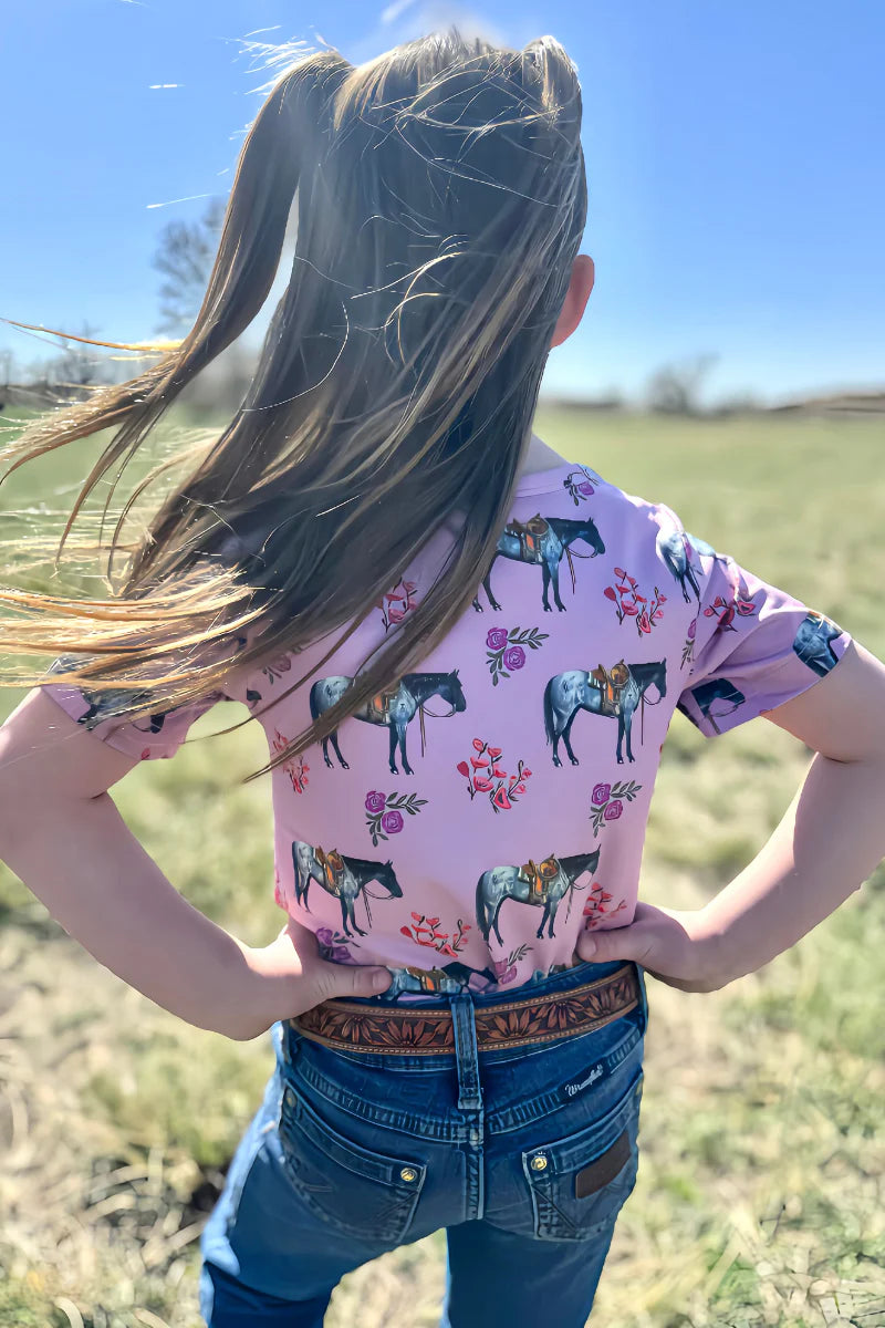 KIDS Sterling Kreek Old Town Road Pink Top