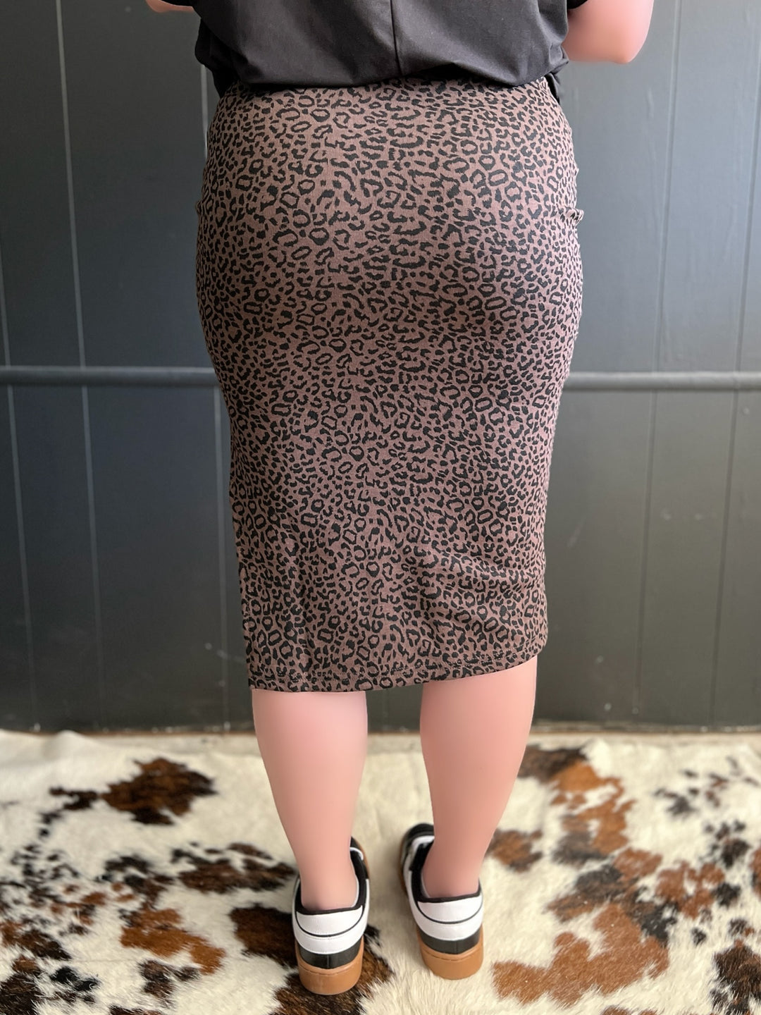 Leopard Midi Skirt - 2 Colors*
