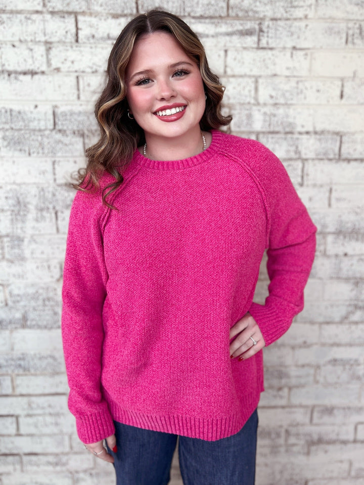 Luxuriously Knitted Raglan Sweater - 4 Colors | gussieduponline