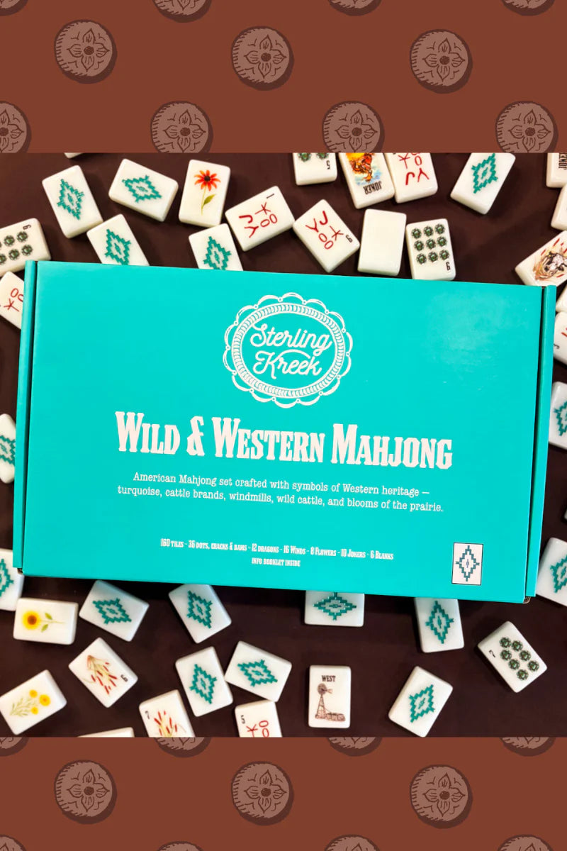 Sterling Kreek Wild West Mahjong Set
