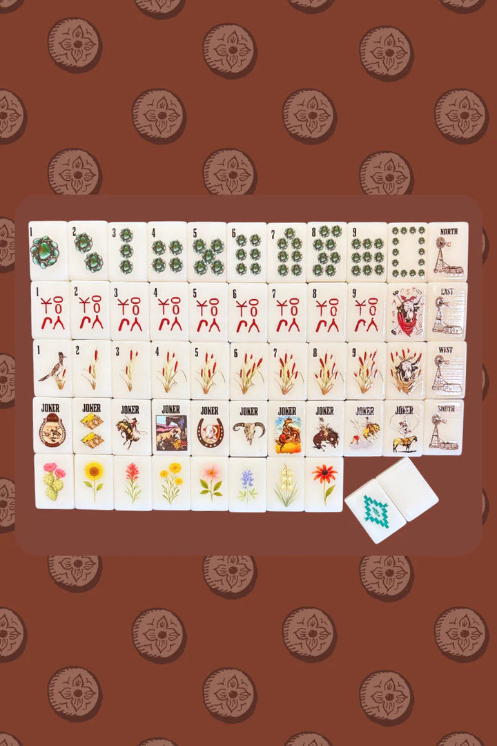 Sterling Kreek Wild West Mahjong Set