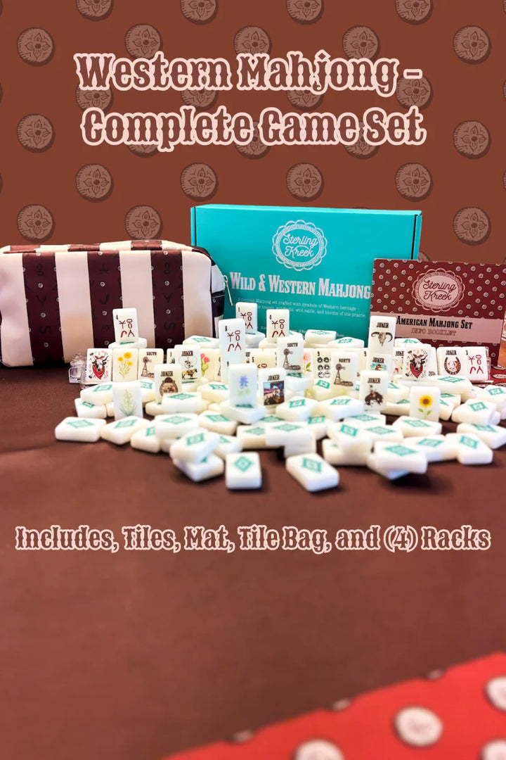 Sterling Kreek Wild West Mahjong Set