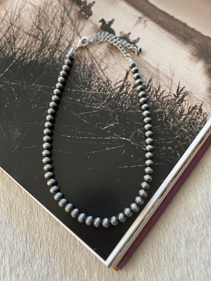 Navajo Inspired 8mm Beaded Necklace