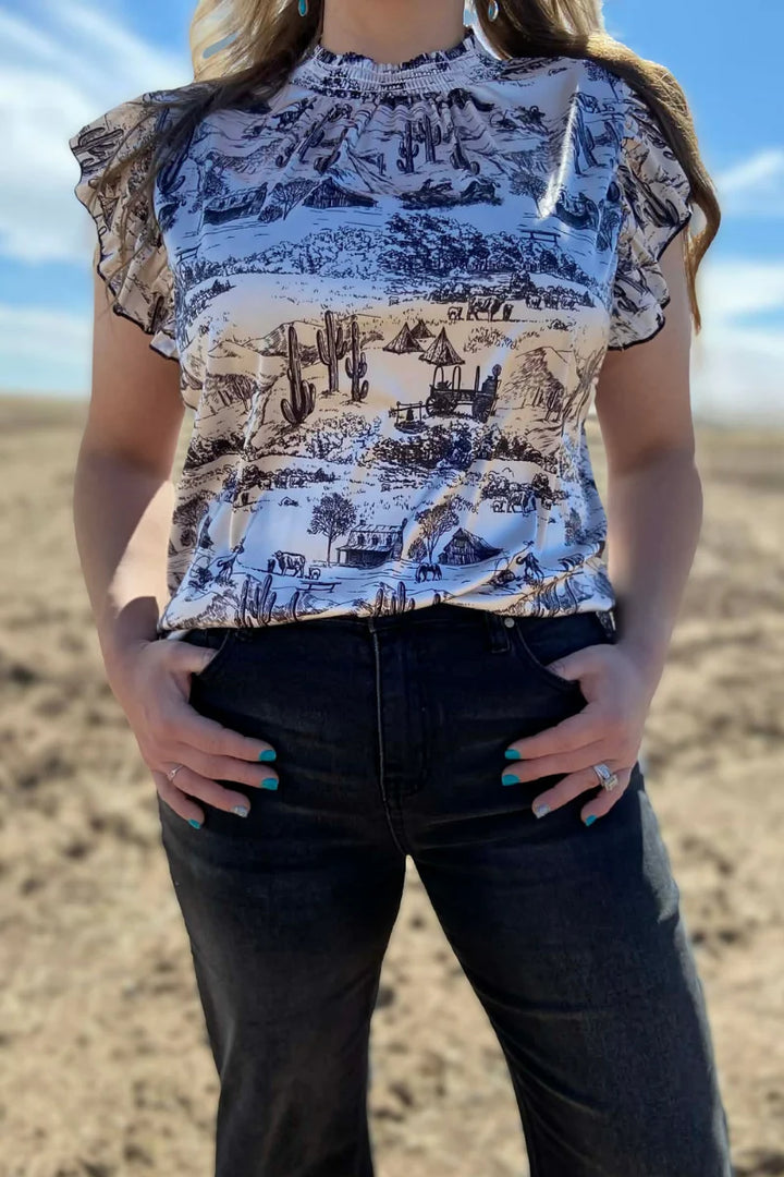 Sterling Kreek The Old Days Babydoll Top