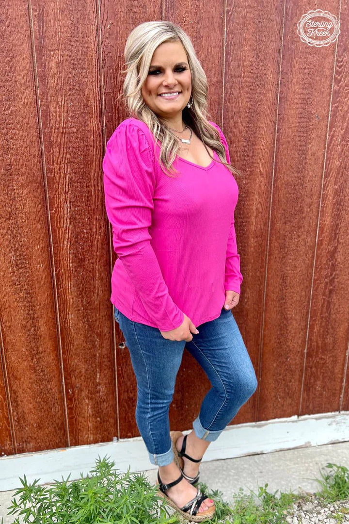 Plus Something Classy Pink Top | gussieduponline