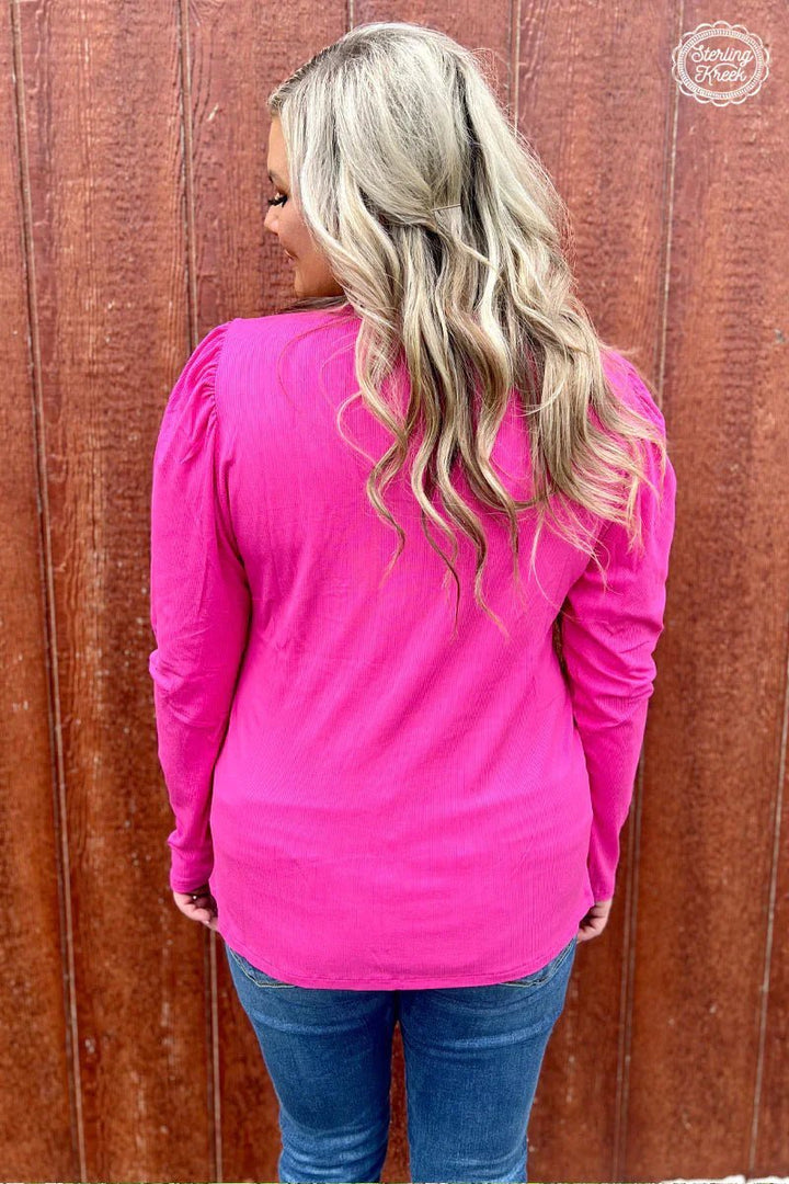 Plus Something Classy Pink Top | gussieduponline
