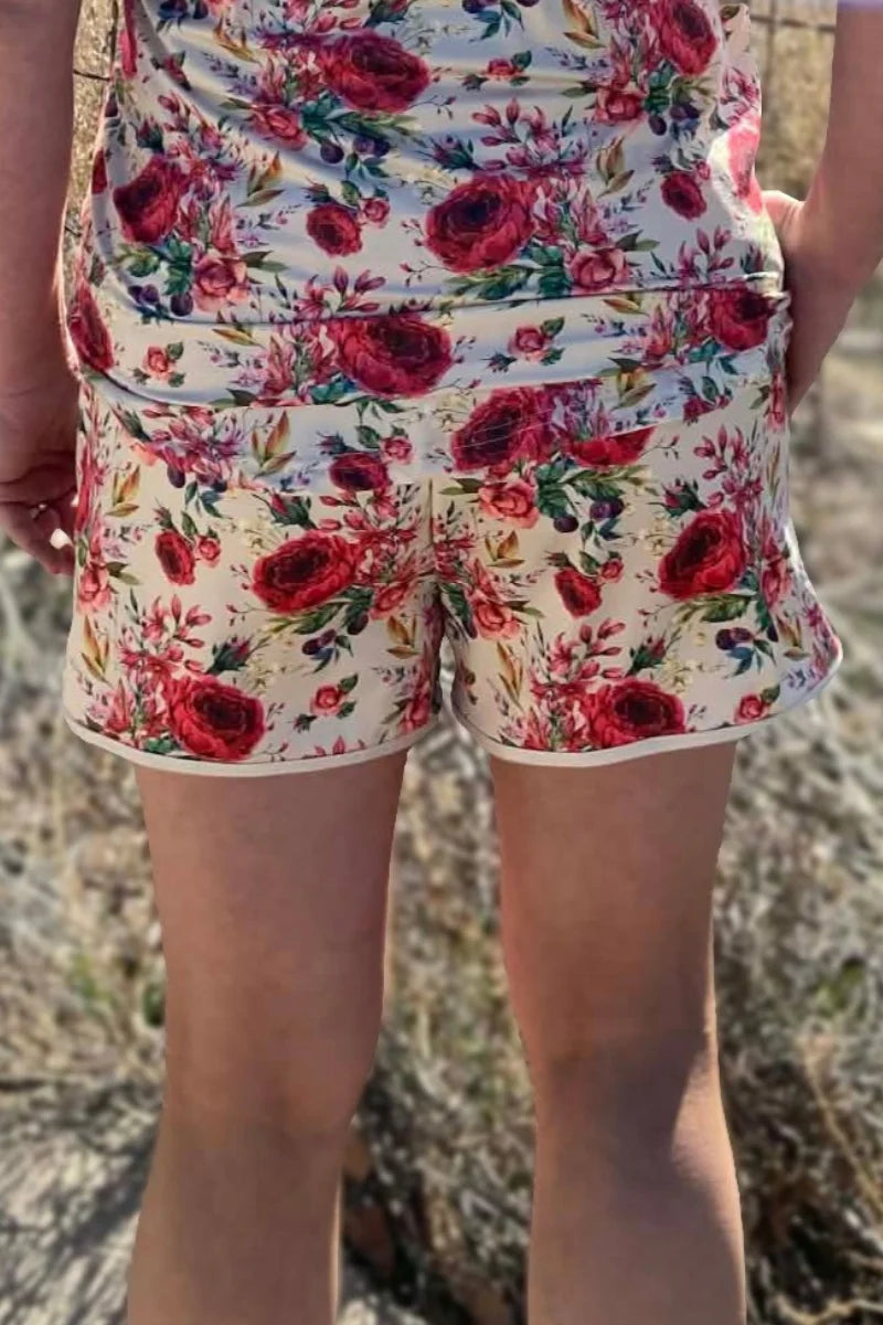 Sterling Kreek Porcelain Petals Shorts