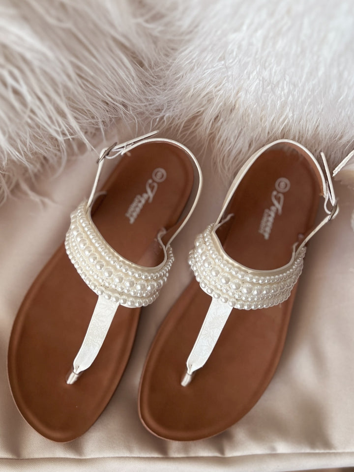Rare Pearl Comfort Sandals*