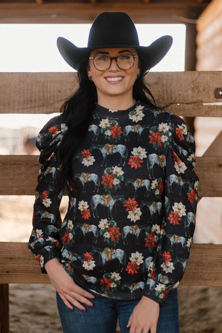 Sterling Kreek Roan In Bloom Top