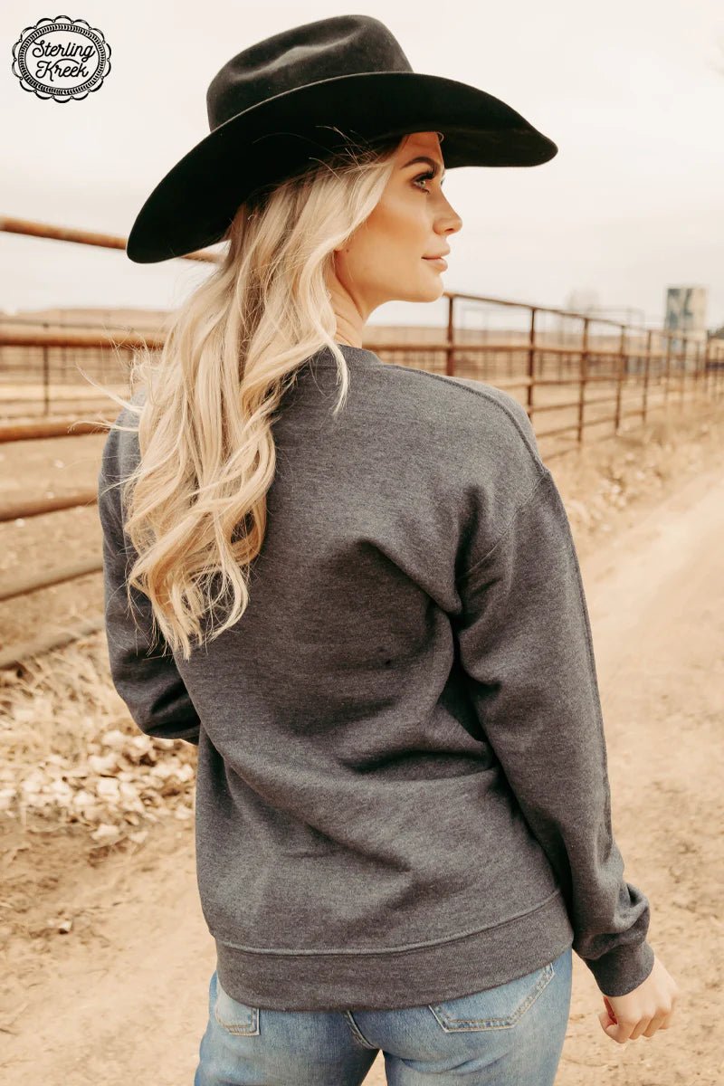 Steer Wrestler Sweatshirt | gussieduponline