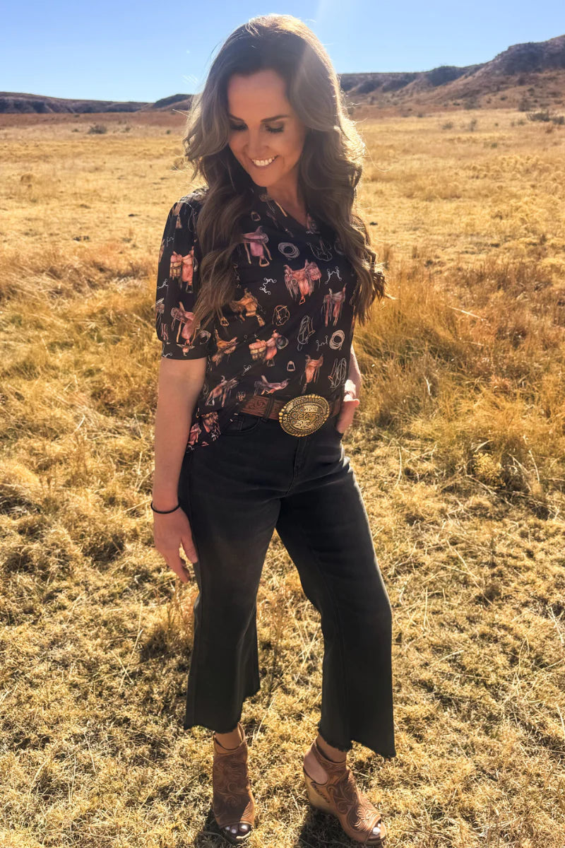 Sterling Kreek Saddle Room Top