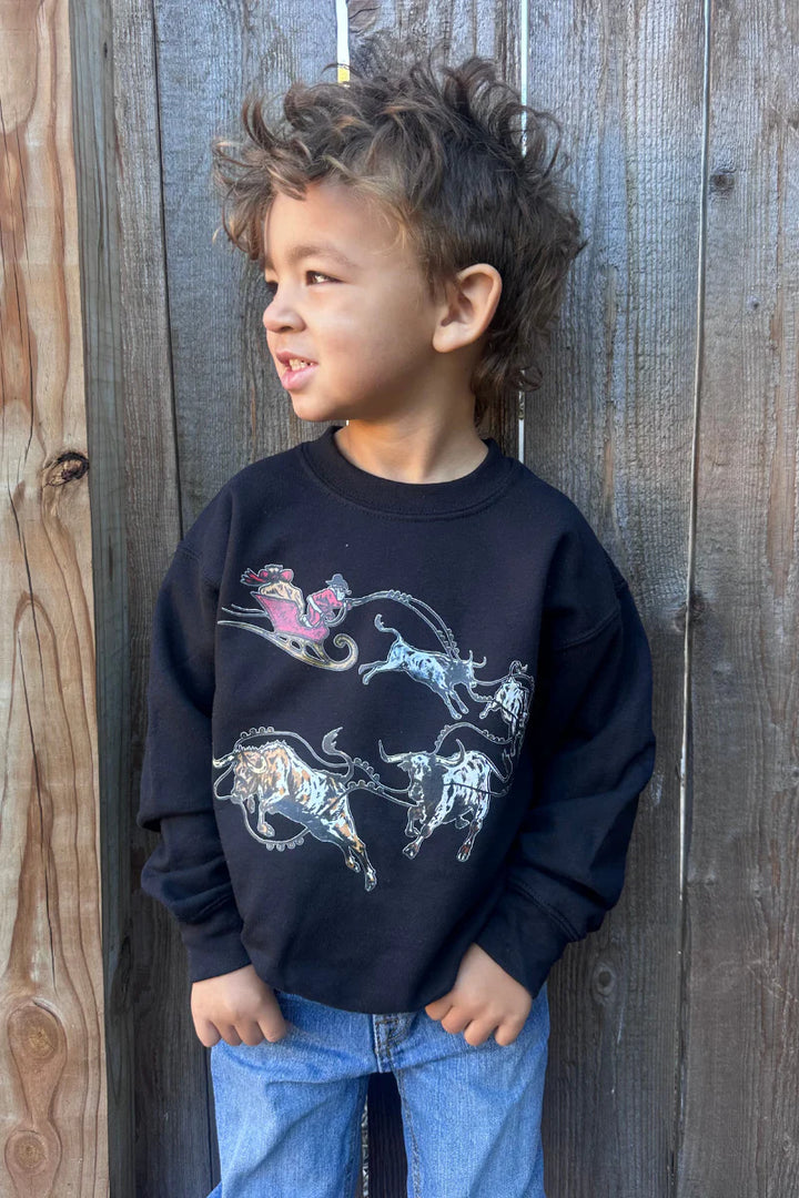 KIDS SK Santa's Cattle Drive Sweatshirt*