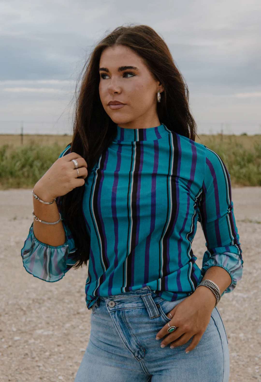 Sterling Kreek Gotta Be Me Mesh Top