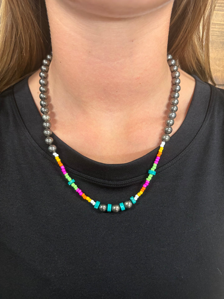 Serape Sunrise Necklace