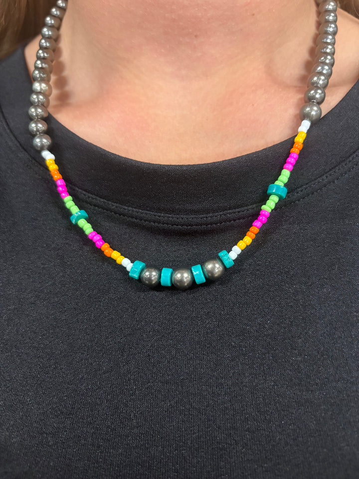 Serape Sunrise Necklace