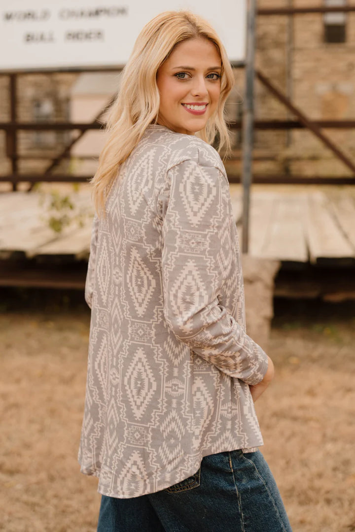 Sterling Kreek Smoke Over Sand Cardigan