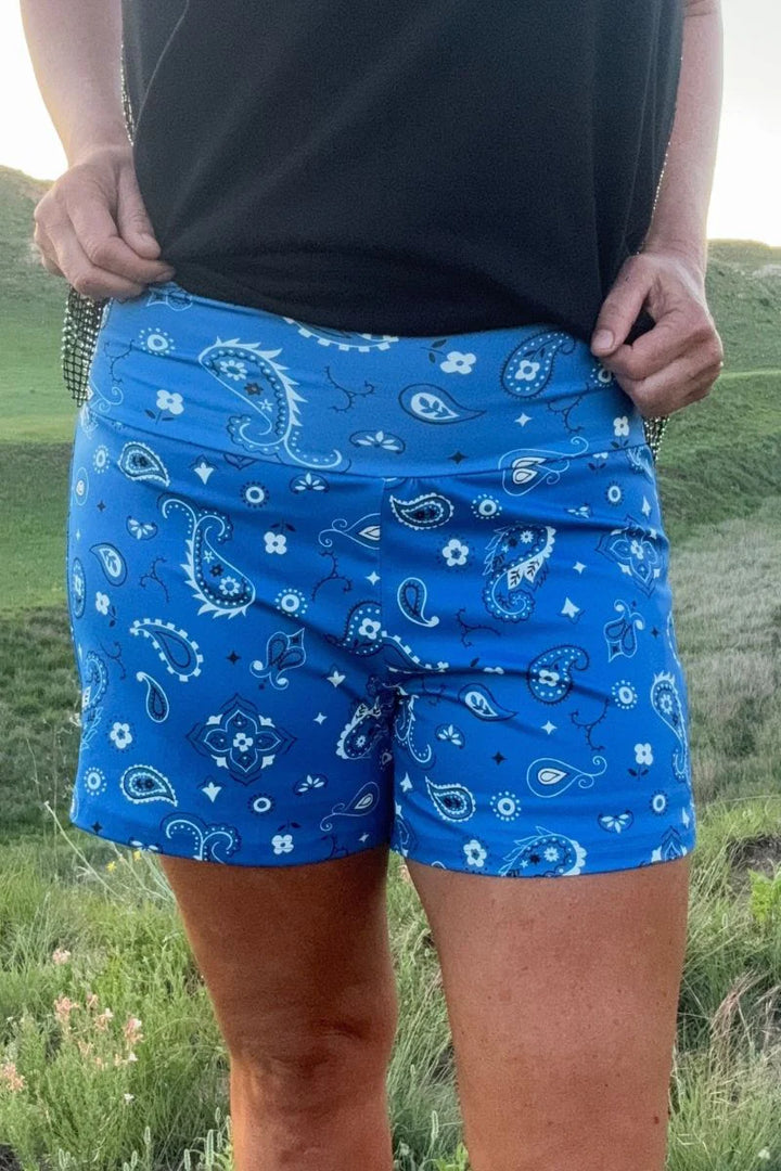 Sterling Kreek Bandana Babe Blue Shorts