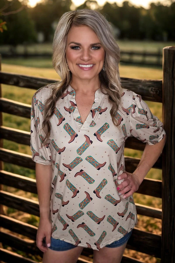 Sterling Kreek Better In Boots Top*