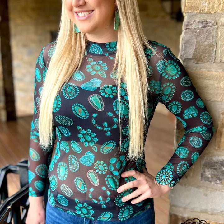 Forever In Turquoise Top | gussieduponline